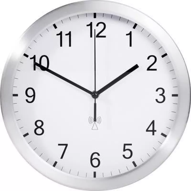 TFA 98.1091 Wall Clock - Quartz Analog, White Dial, Black Hands, 25 cm, Wall-Mountable