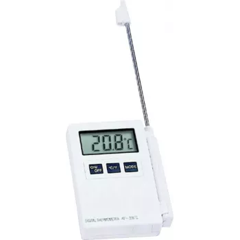 TFA Dostmann 30.1015 Indoor Thermometer Hygrometer with Max/Min Memory, White/Silver