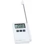 TFA Dostmann 30.1015 Indoor Thermometer Hygrometer with Max/Min Memory, White/Silver