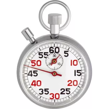 TFA Dostmann 38.1022 Mechanical Kitchen Timer Silver-White