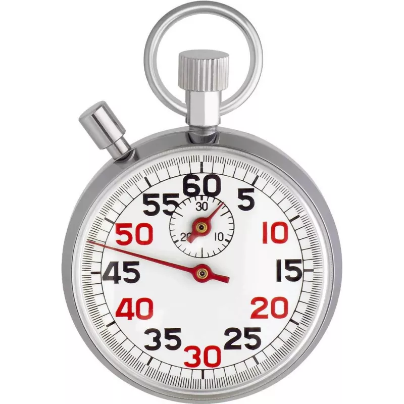 TFA Dostmann 38.1022 Mechanical Kitchen Timer Silver-White