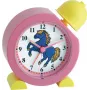 TFA Dostmann 60.1011.12 Analog Alarm Clock Pink Yellow