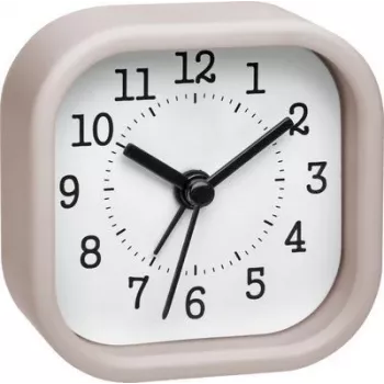 TFA Dostmann 60.1035.16 Quartz Alarm Clock Pastel Pink