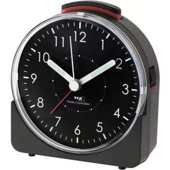 TFA Dostmann 60.1508.01 Sunrise Wake-Up Light Alarm Clock with FM Radio, White
