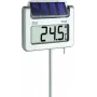 TFA Dostmann Avenue Solar Garden Thermometer Silver 30.2026