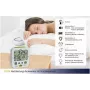 TFA Dostmann BOOM High-Performance Radio-Controlled Alarm Clock, Black 60.2538.02