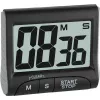TFA Dostmann Digital Kitchen Timer and Stopwatch - Black - 99 min - Plastic - LCD - Magnetic (38.2021.01)