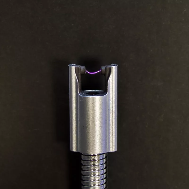 TFA Dostmann Electronic Arc Lighter with Flexible Neck, Rechargeable, Black 98.1118.01