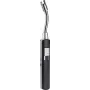 TFA Dostmann Electronic Arc Lighter with Flexible Neck, Rechargeable, Black 98.1118.01