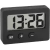 TFA Dostmann Electronic Digital Alarm Clock 60-2013-01 - Black