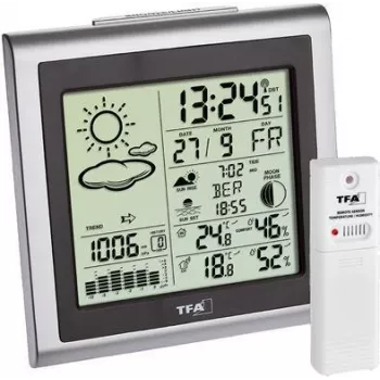 TFA Dostmann LARGO 35.1145.54 Wireless Weather Station with 12-24 Hour Forecast