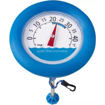 TFA Dostmann Poolwatch Analog Pool Thermometer, 40.2007, Floating Thermometer for Swimming Pools and Ponds