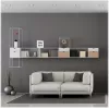 TFA Dostmann Time Line Digital Table Clock White Square (60.4509.02)