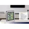 TFA EXACTO Digital Thermo-Hygrometer Silver (30.5047.54)
