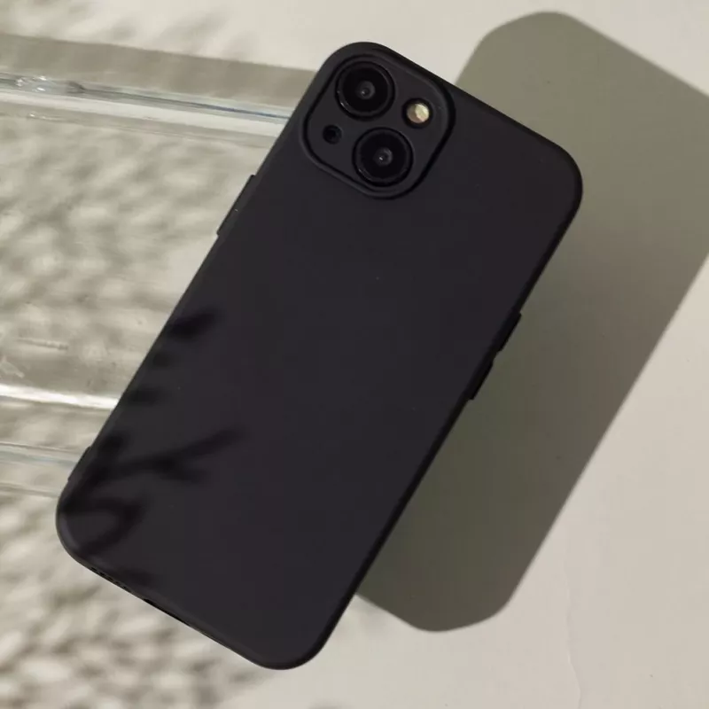 TFO Silicone Case for Xiaomi Redmi A7 Pro - Matte Black Shockproof Back Cover