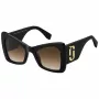 THE MARC JACOBS MARC761S807 Women's Cat Eye Sunglasses Black Acetate Grey Gradient Lens 52mm