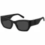 THE MARC JACOBS Women's Sunglasses MARC723S807 - Black Acetate Frame, Grey Polycarbonate Lenses, 53mm