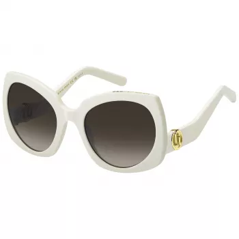 THE MARC JACOBS Women's Sunglasses MARC808SSZJ Black Acetate Grey Gradient Lens 57/23/130 mm