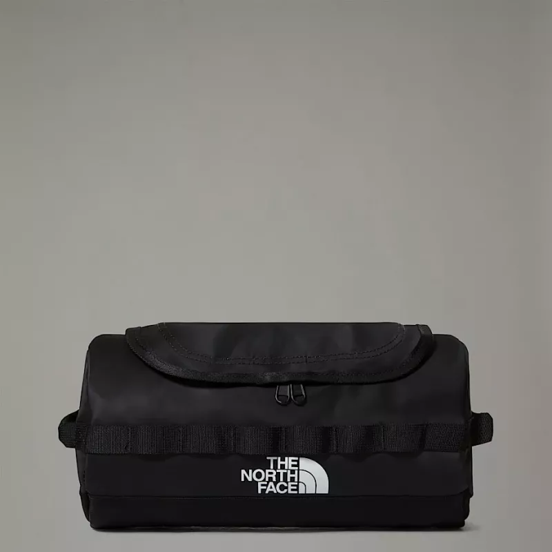 The North Face Base Camp Travel Canister Toiletry Bag - TNF Black/TNF White, Large, 5.7L