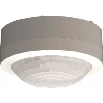 Theben PIRA T8 AP 360° Passive Infrared Ceiling Motion Detector, Surface-Mounted, 8 m Range, IP54, White 1030203