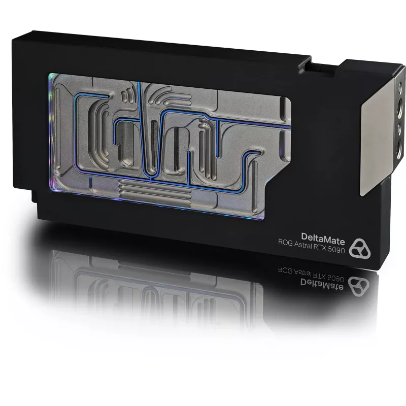 Thermal Grizzly DeltaMate GPU Water Block for Astral RTX 5090, ARGB, with Backplate - Acrylic, Black