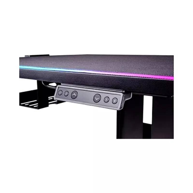 Thermaltake CycleDesk 100 GGD Electric Height-Adjustable Desk with RGB, Black