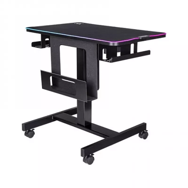 Thermaltake CycleDesk 100 GGD Electric Height-Adjustable Desk with RGB, Black
