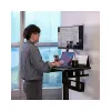 Thermaltake CycleDesk 100 GGD Electric Height-Adjustable Desk with RGB, Black