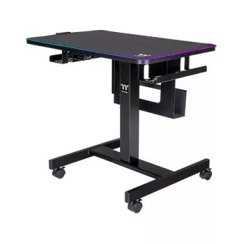 Thermaltake CycleDesk 100 GGD Electric Height-Adjustable Desk with RGB, Black