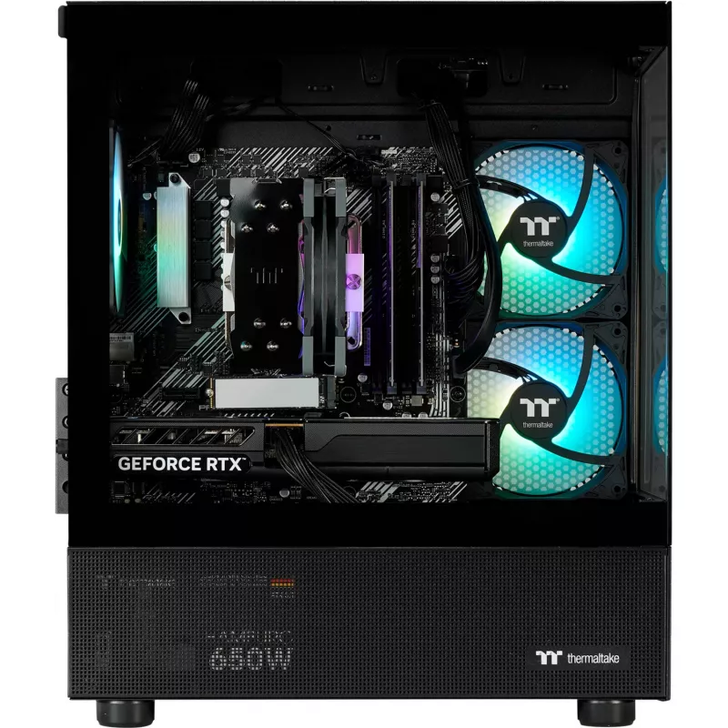 Thermaltake FTW A-Line Air 5060 Gaming Desktop (Black/Transparent, Windows 11 Pro)