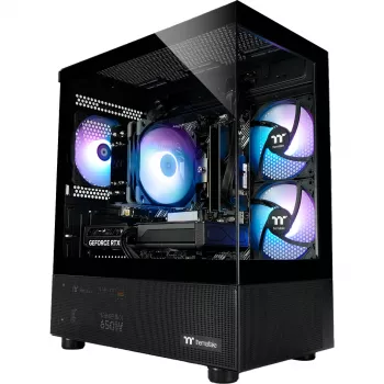 Thermaltake FTW A-Line Air 5060 Gaming Desktop (Black/Transparent, Windows 11 Pro)