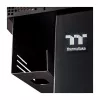 Thermaltake Level 20 Battle Station Gaming Desk – Z-Shaped Steel Frame, Carbon Fiber MDF Desktop, 100kg Capacity, Black