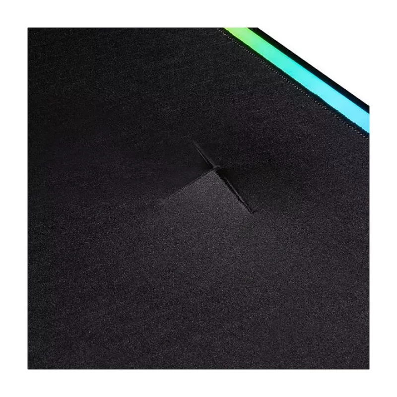 Thermaltake Level 20 Battle Station Gaming Desk – Z-Shaped Steel Frame, Carbon Fiber MDF Desktop, 100kg Capacity, Black
