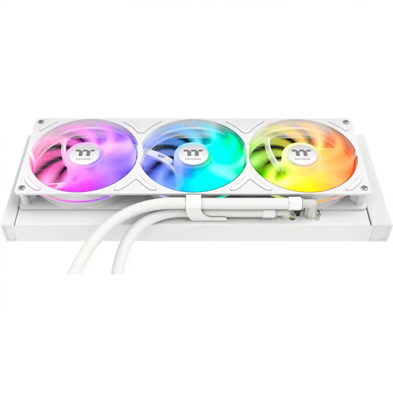 Thermaltake ST360 Ultra Snow White 360mm All-in-One Liquid Cooler with 2.1 inch IPS LCD Display