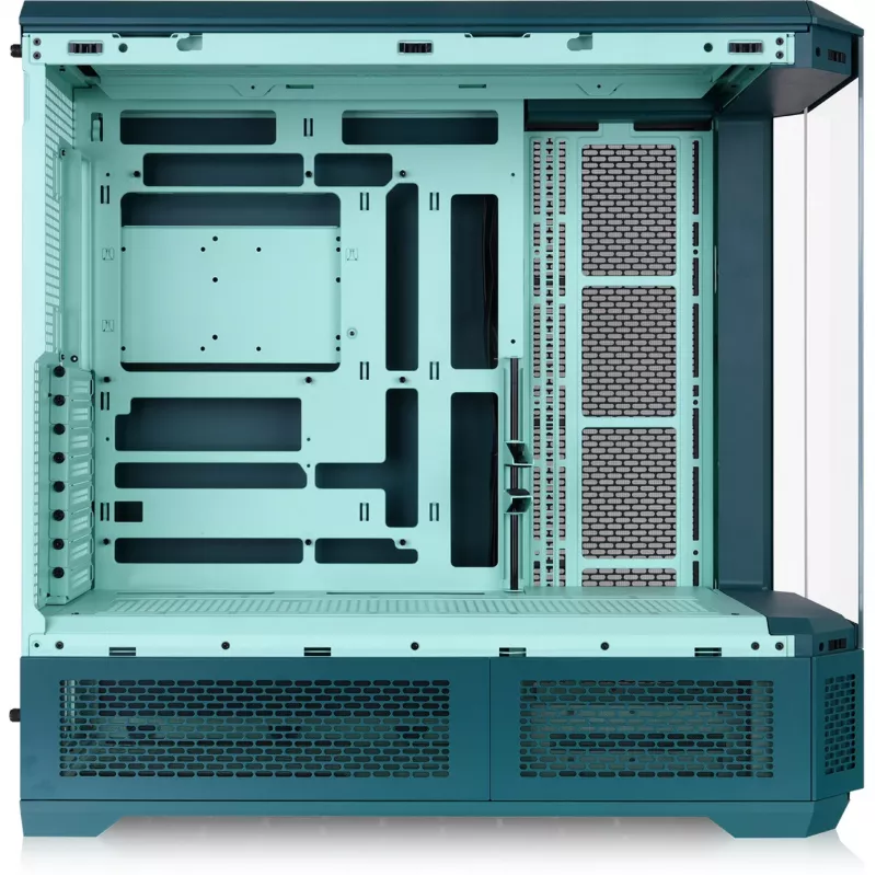 Thermaltake View 600 TG Transformative Teal Full Tower Case, Tempered Glass, ARGB