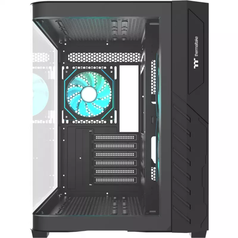 Thermaltake Vision 330 CR ARGB SE Edition Mid Tower Case, Black, 3x Tempered Glass Panels, 3x CT140 ARGB Fans