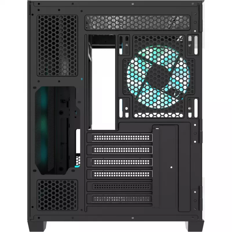 Thermaltake Vision 330 CR ARGB SE Edition Mid Tower Case, Black, 3x Tempered Glass Panels, 3x CT140 ARGB Fans
