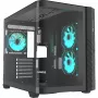 Thermaltake Vision 330 CR ARGB SE Edition Mid Tower Case, Black, 3x Tempered Glass Panels, 3x CT140 ARGB Fans