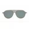 Thom Browne TB809BGRYSLV5 Unisex Sunglasses - Grey Frame, Silver Mirrored Lenses, 55/18/145 mm