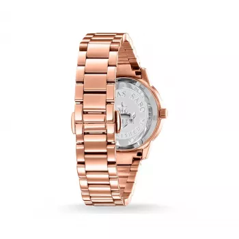 THOMAS SABO Women's Watch WA02152652093 33mm Rose Gold Stainless Steel Mesh