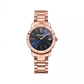 THOMAS SABO Women's Watch WA02152652093 33mm Rose Gold Stainless Steel Mesh