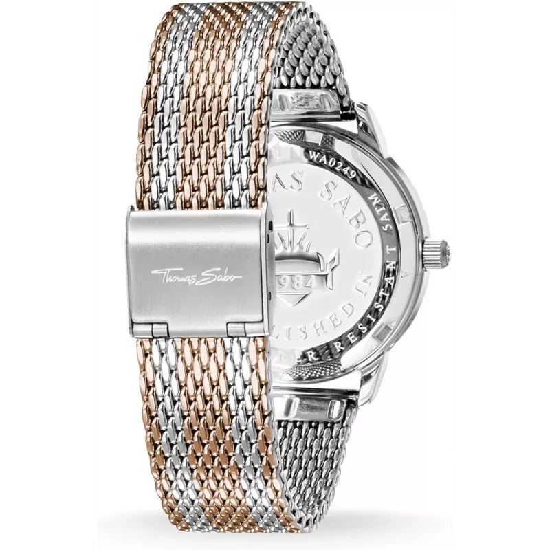 THOMAS SABO Women's Watch WA02732832013 - Quartz, Stainless Steel, Silver Dial