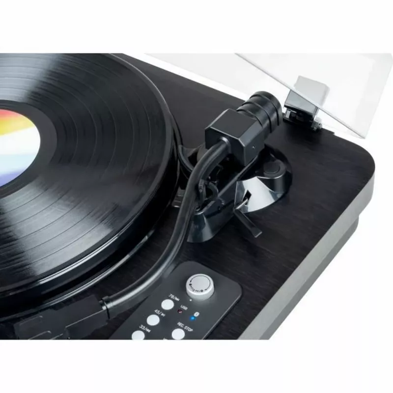 THOMSON TT650BT Turntable with Built-in Speakers, Record to USB, Black