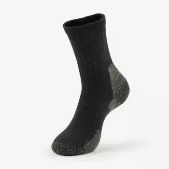 THORLO'S Men's Maximum Cushion Crew Hiking Socks - Black