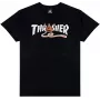 Thrasher x Toy Machine T-Shirt Pyramid Black M
