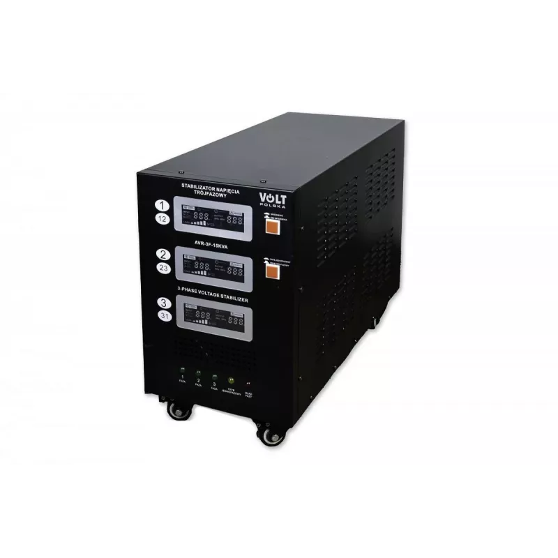 Three-Phase Voltage Stabilizer Volt Polska AVR PRO 15000 3% SERVO 3-F
