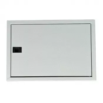 TIBOX AS116 Surface-Mounted Distribution Board 440x300x115mm, 16 Modules, Transparent Door, Indoor