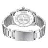 Timberland Henniker II Men's Quartz Analog Wristwatch 45 mm Stainless Steel Blue Dial Brown Leather