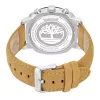 TIMBERLAND Men's Analog Quartz Watch TDWGF0074901 - Blue Dial, Brown Leather Strap, 46mm