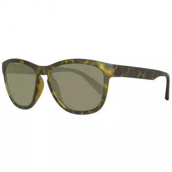 Timberland Men's TB9102-5455R Polarized Sunglasses - Matte Black Frame, Green Lens